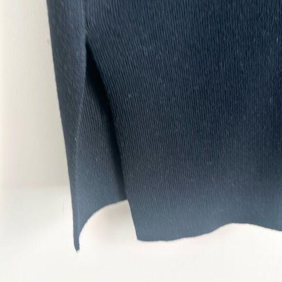 Linda Richard’s Black Knit Sweater Vest w/rabbit Fur Pockets S - Picture 4 of 7